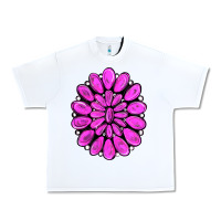 White pink gemstone Urban Heavy Tee - RanaPortraitStore