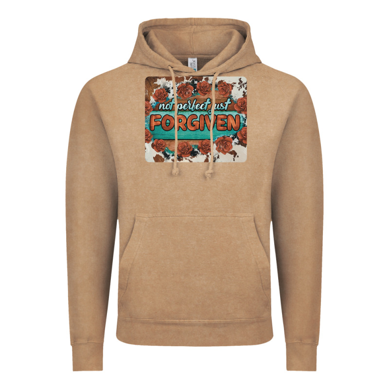 Not Perfect Just Forgiven Vintage Hoodie by BarkalooDesign | Teevron