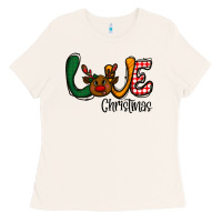 Bone love Christmas Ladies Tee - CowhideDigitalArt