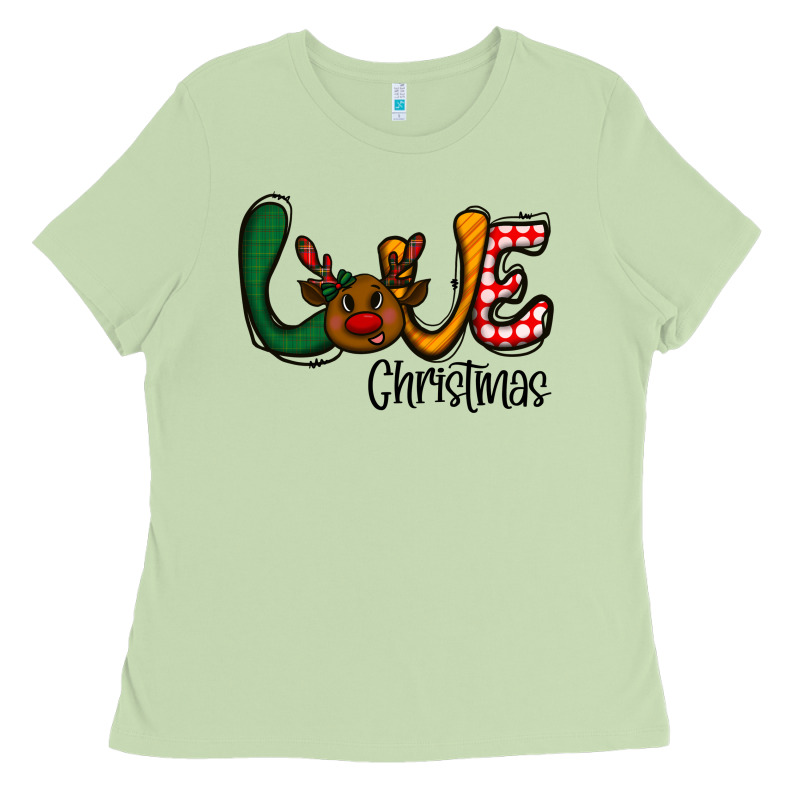 Love Christmas Ladies Tee by CowhideDigitalArt | Teevron
