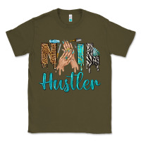 Army Green nail hustler bbs Classic Tee - BundleAndBundleShop