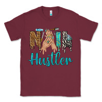 Burgundy nail hustler bbs Classic Tee - BundleAndBundleShop