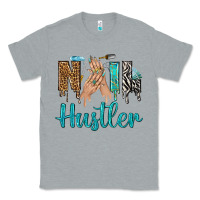 Heather Grey nail hustler bbs Classic Tee - BundleAndBundleShop