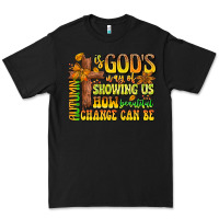 Black Autumn Is God's way Of Showing Us How Beautiful Ch Premium Tee - CowhideDigitalArt