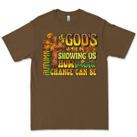 Cacao Autumn Is God's way Of Showing Us How Beautiful Ch Premium Tee - CowhideDigitalArt