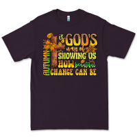 Plum Autumn Is God's way Of Showing Us How Beautiful Ch Premium Tee - CowhideDigitalArt