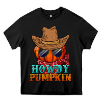 Black howdy pumpkin Heavy Core Tee - BundleAndBundleShop