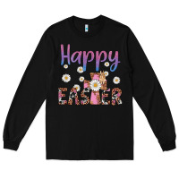 Black happy easter cross Long Sleeve Tee - Artiststas