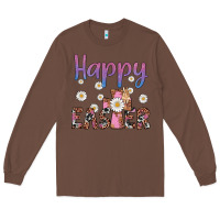 Chestnut happy easter cross Long Sleeve Tee - Artiststas