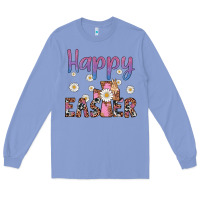 Colony Blue happy easter cross Long Sleeve Tee - Artiststas