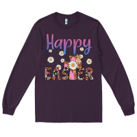 Plum happy easter cross Long Sleeve Tee - Artiststas