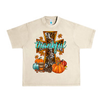 Sandshell thankful cross Urban Heavy Tee - RacoonDesign