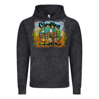 Vintage Black camping is my happy place Vintage Hoodie - BarkalooDesign