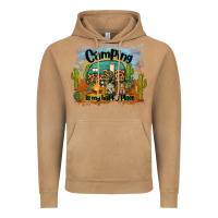 Vintage Camel camping is my happy place Vintage Hoodie - BarkalooDesign
