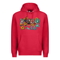 Cardinal western rodeo bullfighter  life turquoise's gemstones arrow sunflowers Premium Hoodie - BarkalooDesign