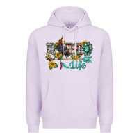 Lilac western rodeo bullfighter  life turquoise's gemstones arrow sunflowers Premium Hoodie - BarkalooDesign
