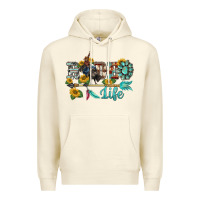 Sandshell western rodeo bullfighter  life turquoise's gemstones arrow sunflowers Premium Hoodie - BarkalooDesign
