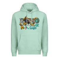 Seafoam western rodeo bullfighter  life turquoise's gemstones arrow sunflowers Premium Hoodie - BarkalooDesign