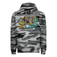 Slate Camo western rodeo bullfighter  life turquoise's gemstones arrow sunflowers Premium Hoodie - BarkalooDesign