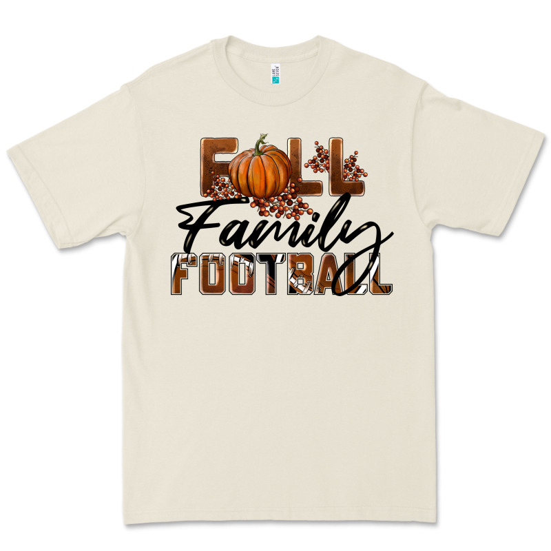 Fall Family Football Premium Tee by LillyAllenDesigns | Teevron