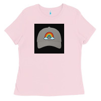 Bubblegum Pink capt america Ladies Tee - Rosma