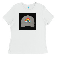 White capt america Ladies Tee - Rosma