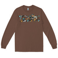 Chestnut texas sunflower cowhide leopard texas map Long Sleeve Tee - Artiststas