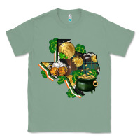 Sage texas map st patrick's day Classic Tee - FaDigitalArtStudio