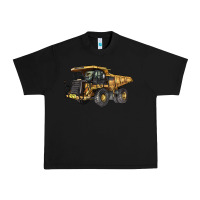 Black Mining Truck Urban Heavy Tee - LillyAllenDesigns
