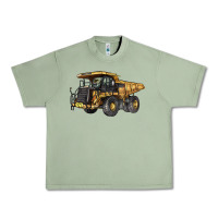 Oil Green Mining Truck Urban Heavy Tee - LillyAllenDesigns