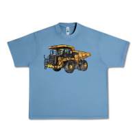 Pebble Blue Mining Truck Urban Heavy Tee - LillyAllenDesigns
