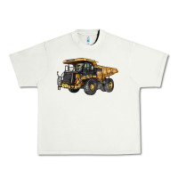 Pistachio Mining Truck Urban Heavy Tee - LillyAllenDesigns