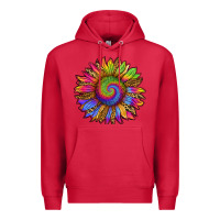 Cardinal tie dye sunflower Premium Hoodie - RanaPortraitStore