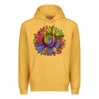 Mustard tie dye sunflower Premium Hoodie - RanaPortraitStore