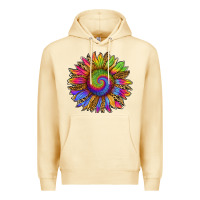 Pina Colada tie dye sunflower Premium Hoodie - RanaPortraitStore