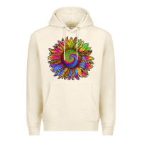 Tofu tie dye sunflower Premium Hoodie - RanaPortraitStore