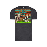 Vintage Black So Legend Dairy Vintage Tee - LillyAllenDesigns