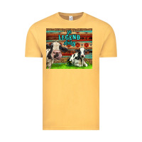 Vintage Mustard So Legend Dairy Vintage Tee - LillyAllenDesigns