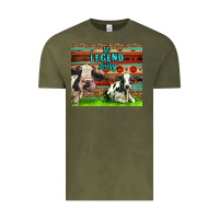 Vintage Olive So Legend Dairy Vintage Tee - LillyAllenDesigns