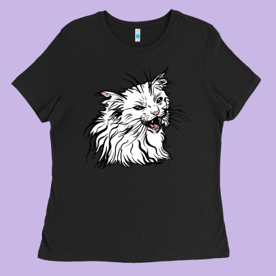 Drawing Cat Ladies Tee Designed By Racoondesign