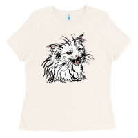 Bone Drawing Cat Ladies Tee - RacoonDesign
