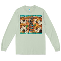 Matcha texas sunflower cactus cowhide Long Sleeve Tee - Artiststas