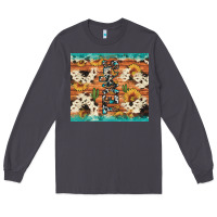 Smoke texas sunflower cactus cowhide Long Sleeve Tee - Artiststas