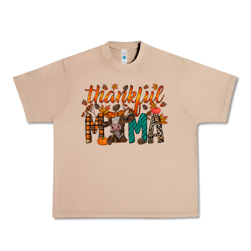 Thankful Mama Cow Urban Heavy Tee by RacoonDesign | Teevron
