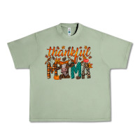 Oil Green thankful mama cow Urban Heavy Tee - RacoonDesign