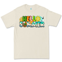 Bone Hello Summer Premium Tee - CowhideDigitalArt