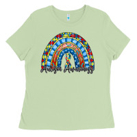 Matcha autism awareness rainbow Ladies Tee - RacoonDesign