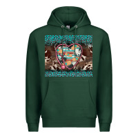 Sports Green western nurse stethoscope turquoise leopardes Premium Hoodie - BarkalooDesign