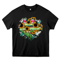 Black Chiapas State Of Mexico Map Heavy Core Tee - RanaPortraitStore