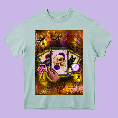 Tarot Cards Heavy Core Tee Designed By Bundleandbundleshop